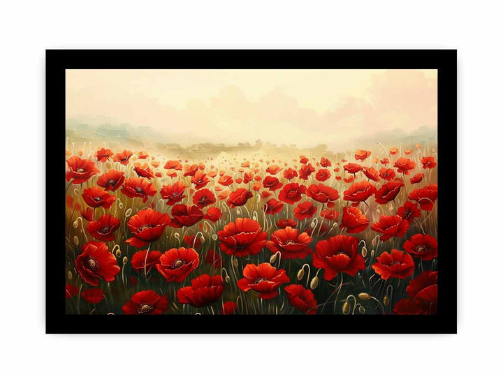 Poppy Field Painting