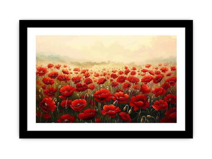 Poppy Field Painting