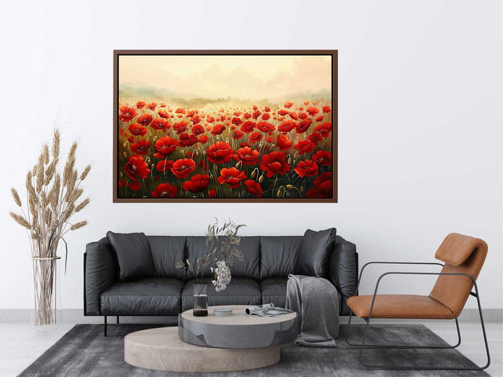 Poppy Field Painting