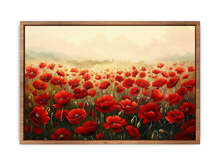 Poppy Field Painting