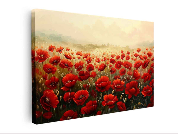 Poppy Field Painting