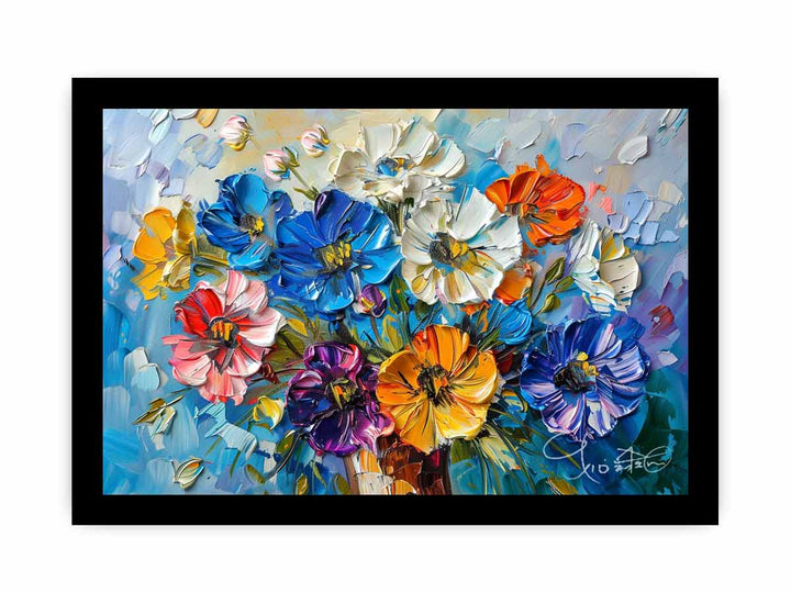 3D Floral knife Painting