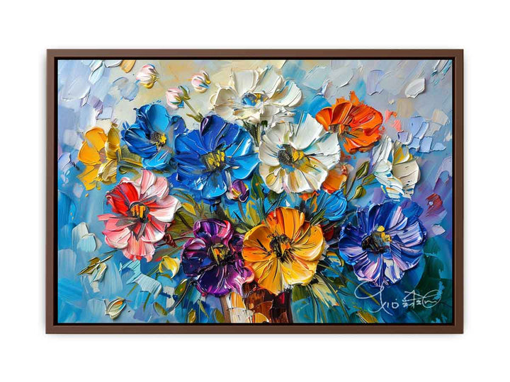 3D Floral knife Painting