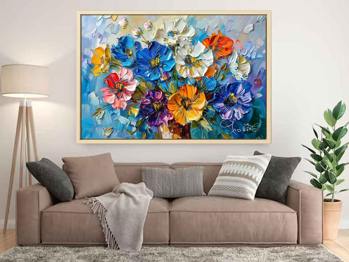 3D Floral knife Painting