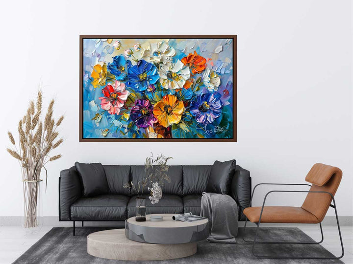 3D Floral knife Painting