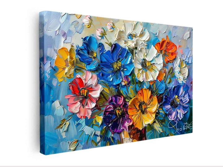 3D Floral knife Painting