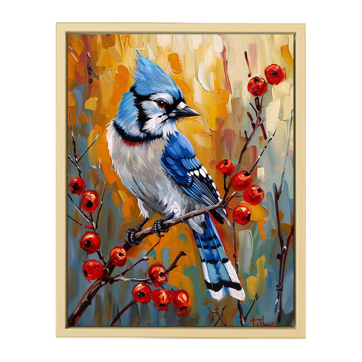 Blue Jay Painting