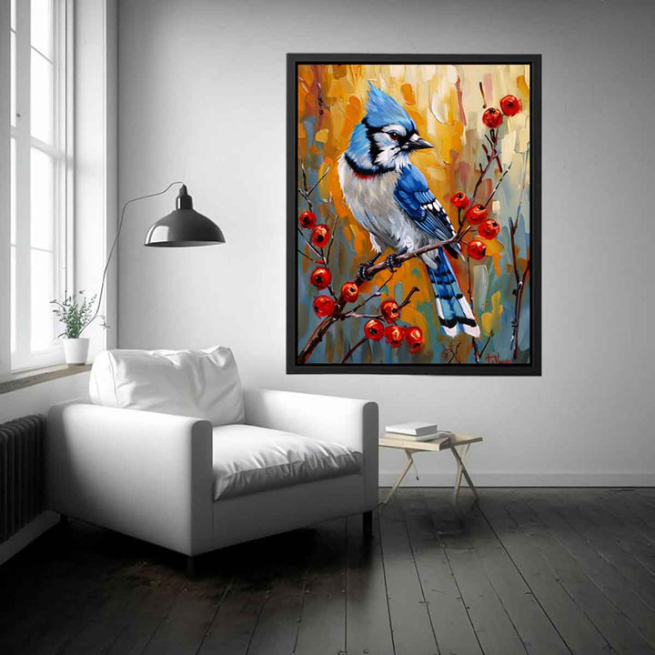 Blue Jay Painting