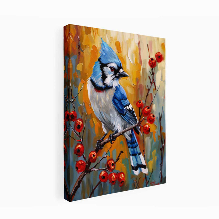 Blue Jay Painting