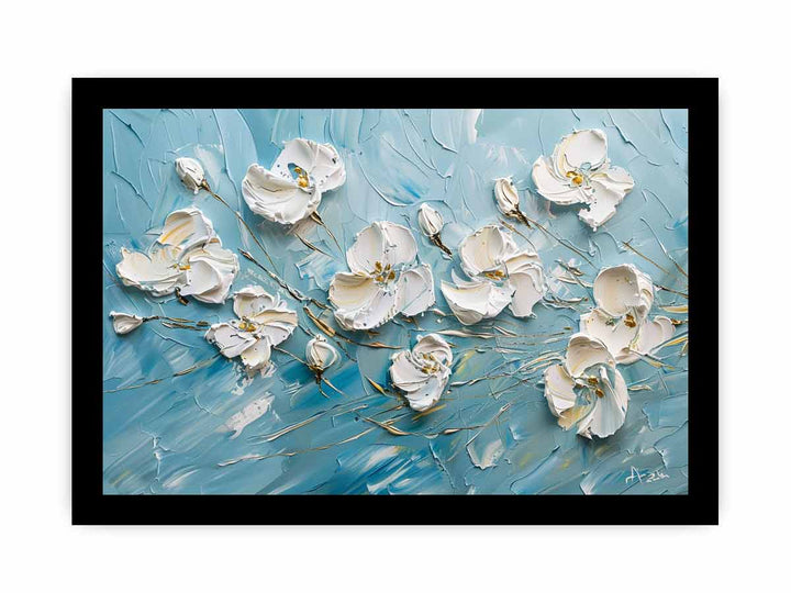 White Flower  Painting