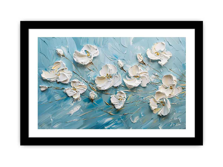 White Flower  Painting