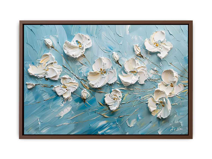 White Flower  Painting