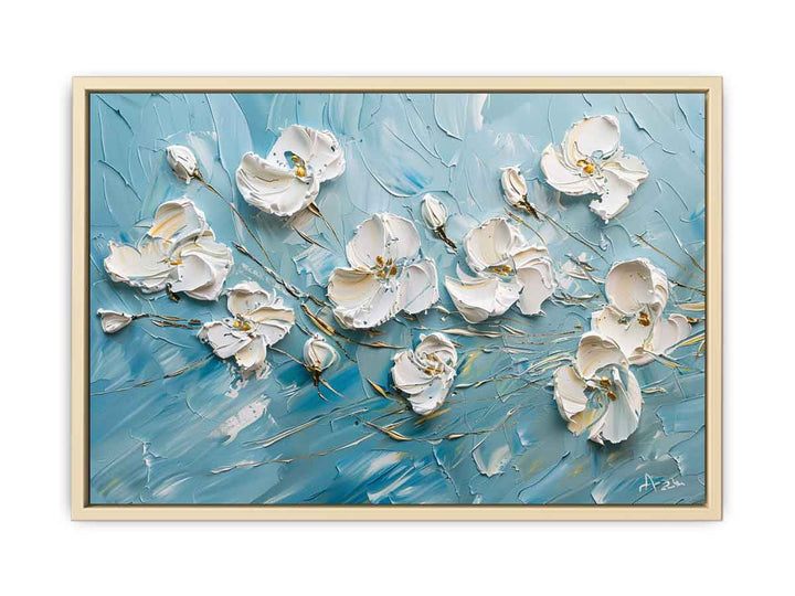 White Flower  Painting