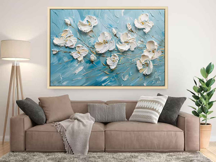 White Flower  Painting