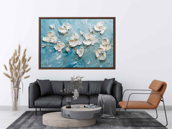 White Flower  Painting