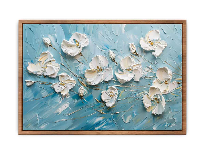 White Flower  Painting