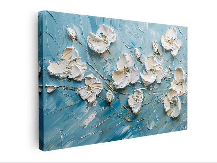 White Flower  Painting