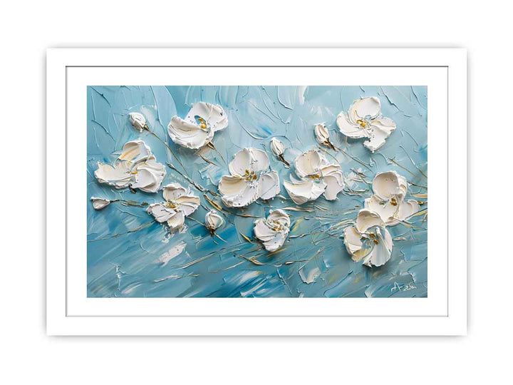 White Flower  Painting