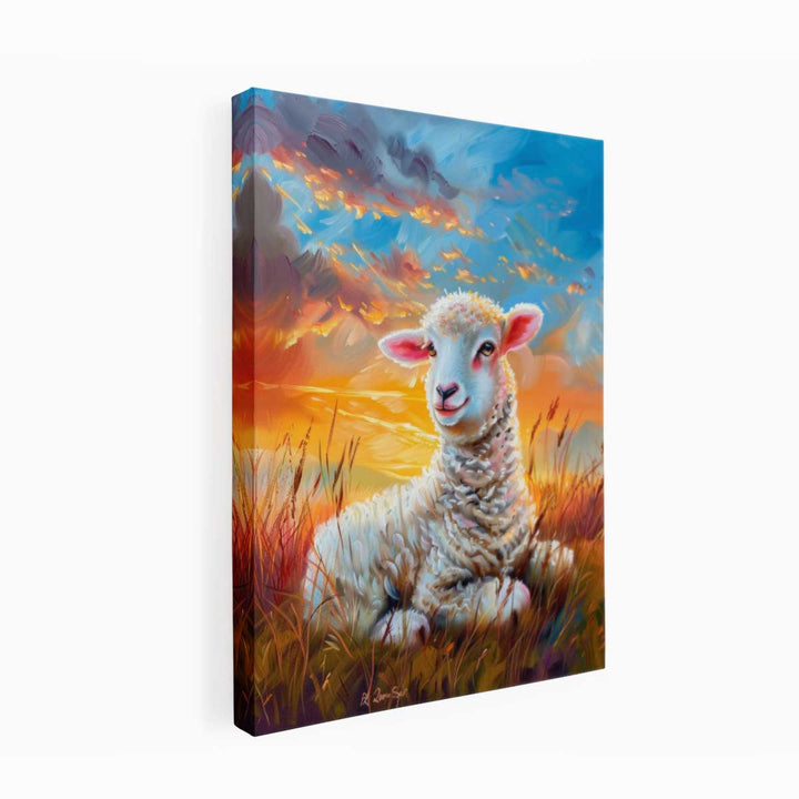 Baby Sheep Painting