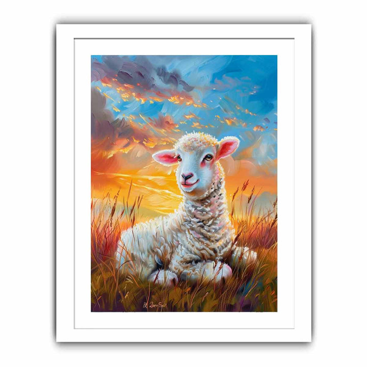 Baby Sheep Painting