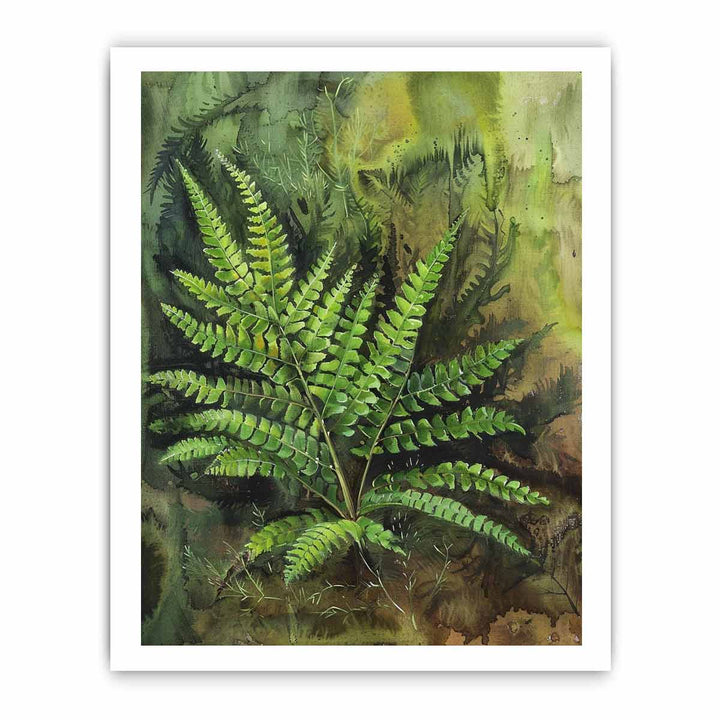 Eagle Fern Painting