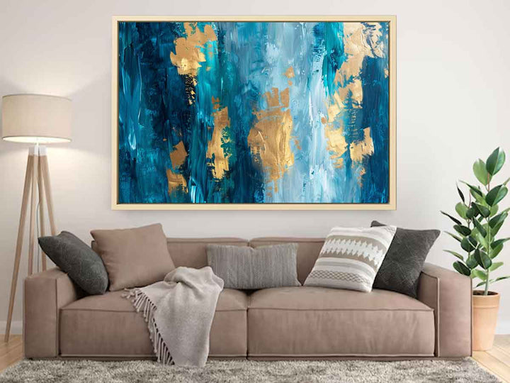 Abstract Gold Luxury Painting