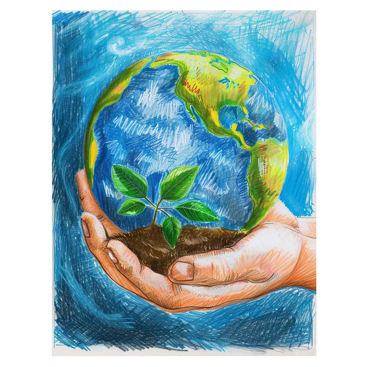 Save Earth Painting