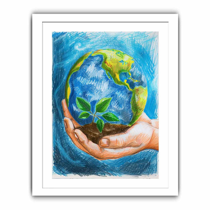 Save Earth Painting