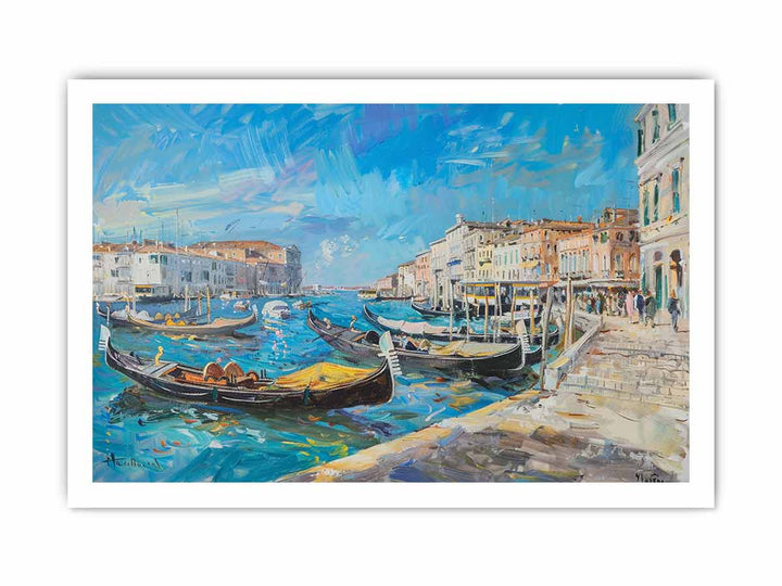 Knife-Sea-Art-Boat-Painting