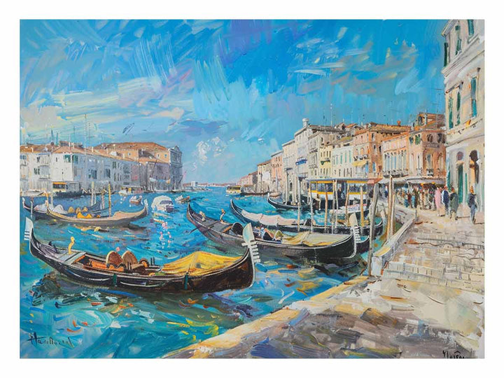 Knife-Sea-Art-Boat-Painting