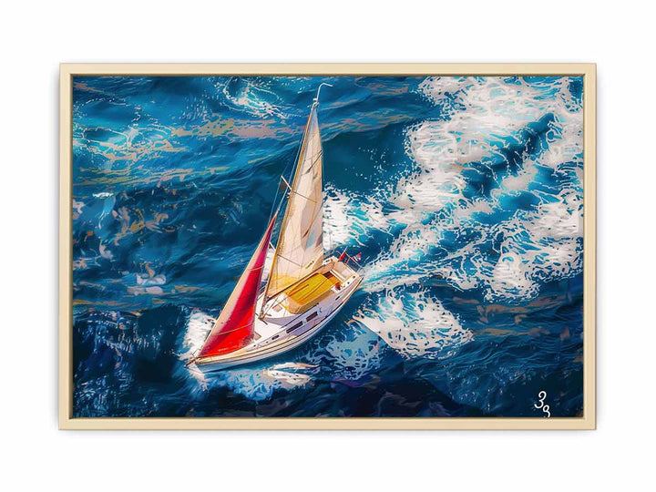 Boat-Sea-Knife-Art-Painting