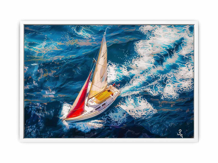 Boat-Sea-Knife-Art-Painting