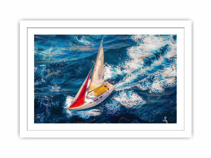 Boat-Sea-Knife-Art-Painting