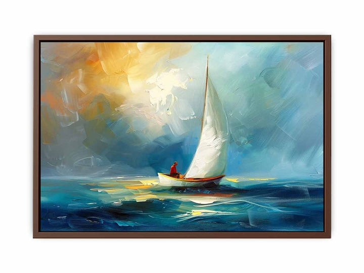 Boat-Knife-Sea-Art-Painting