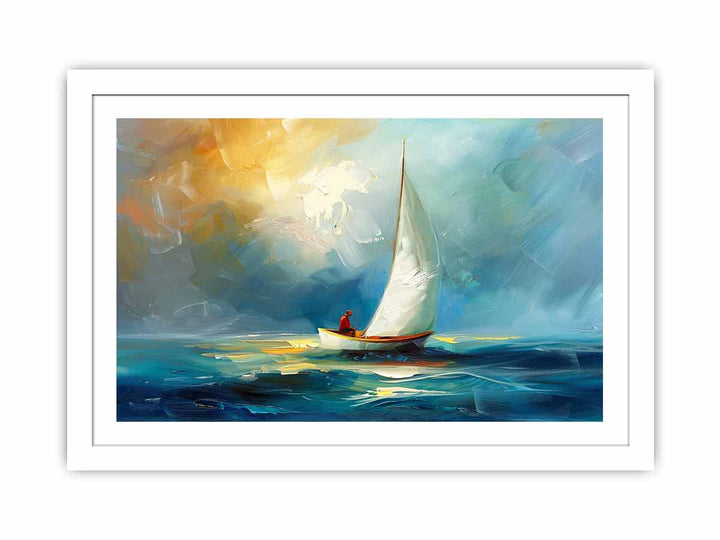 Boat-Knife-Sea-Art-Painting