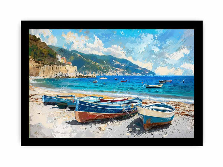 Blue-Boat-Knife--Art-Painting