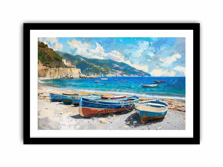 Blue-Boat-Knife--Art-Painting