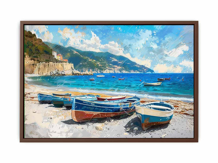 Blue-Boat-Knife--Art-Painting