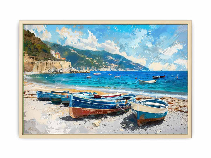 Blue-Boat-Knife--Art-Painting