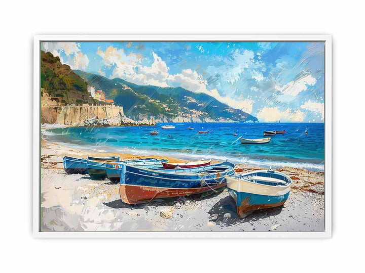 Blue-Boat-Knife--Art-Painting