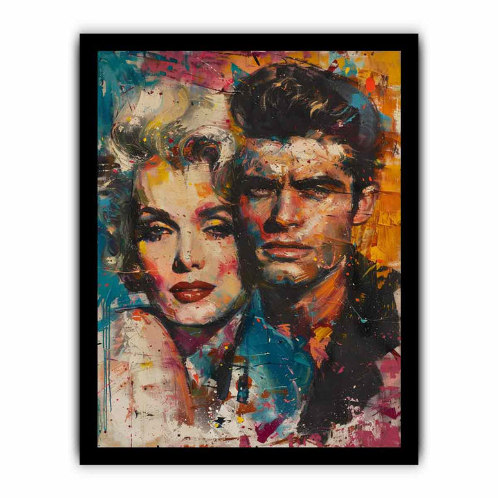 Marilyn Monroe and James Dean Painting