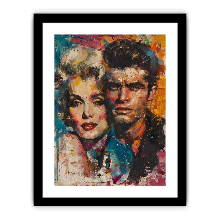 Marilyn Monroe and James Dean Painting