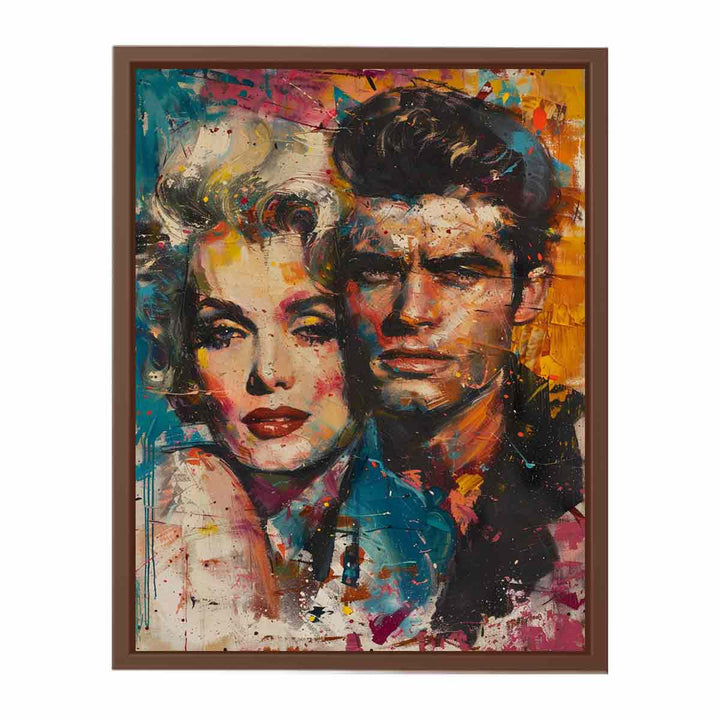 Marilyn Monroe and James Dean Painting