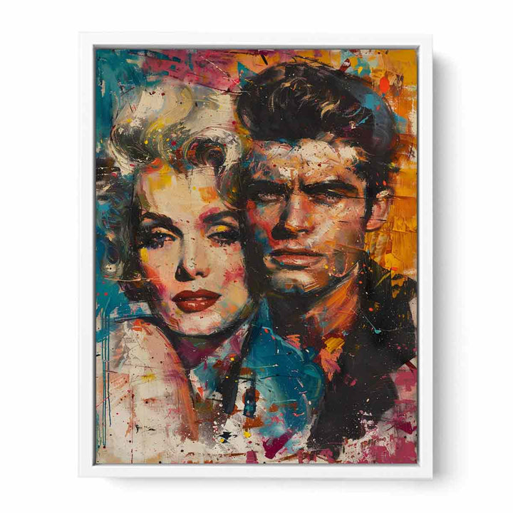 Marilyn Monroe and James Dean Painting