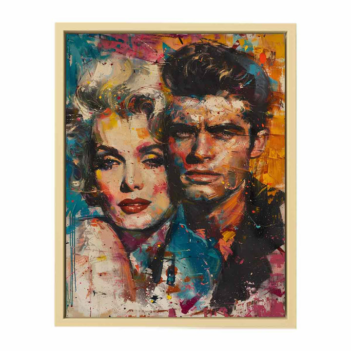 Marilyn Monroe and James Dean Painting