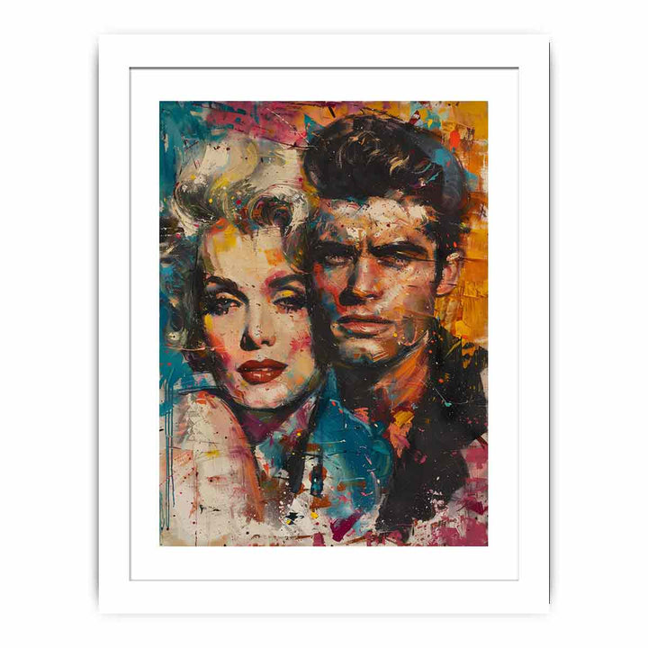 Marilyn Monroe and James Dean Painting