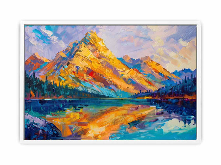 Yellow Mountain Knife Landscape Art Painting