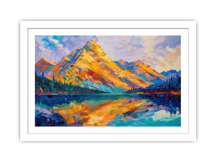 Yellow Mountain Knife Landscape Art Painting