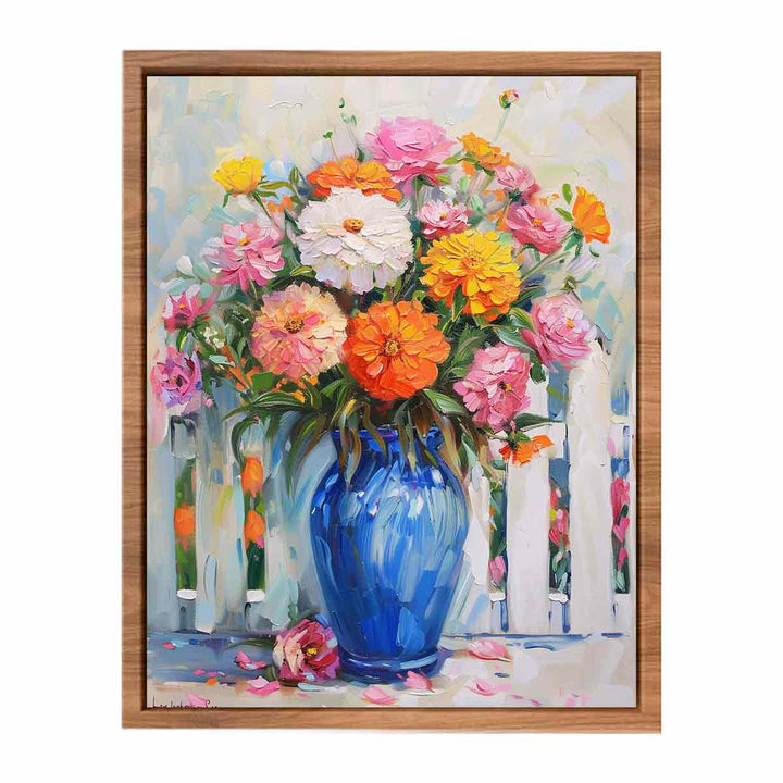 Vase Of Flowers   Painting