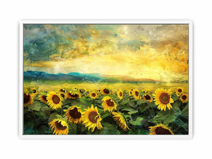 Sunflower Field Oil Painting